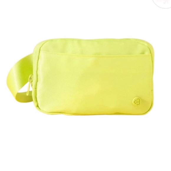 Blogilates Handbags - Blogilates Belt Bag Lime Green Crossbody Workout Bag Fanny Pack Adjustable NWT